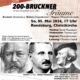 Konzertprogramm 200 Jahre Bruckner